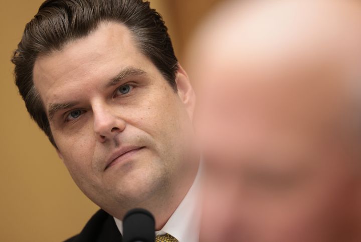 Rep. Matt Gaetz (R-Fla.) warned House Speaker Kevin McCarthy (R-Calif.) against using Democratic votes to pass annual funding bills that the Republican conference itself was unable to push over the finish line.