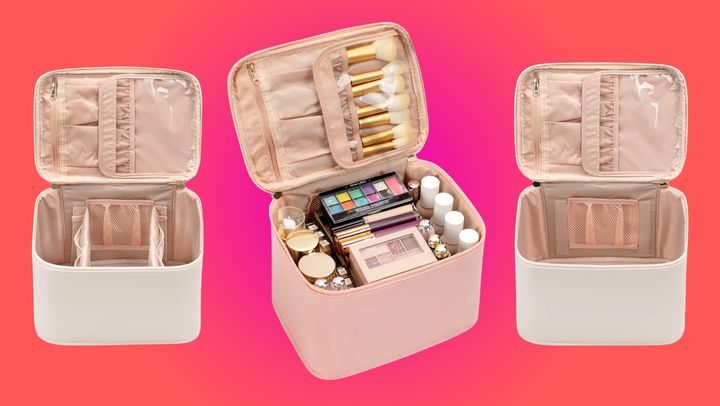 Large Professional Makeup Bag Cosmetic Case Storage Handle Organizer Travel  Kit