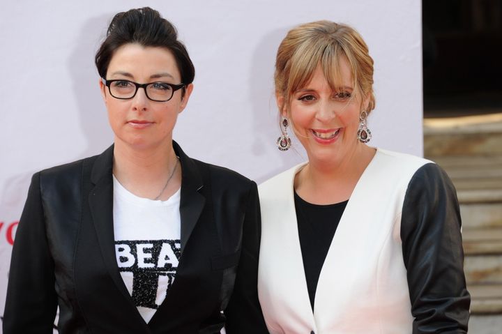 Sue Perkins and Mel Giedroyc in 2014