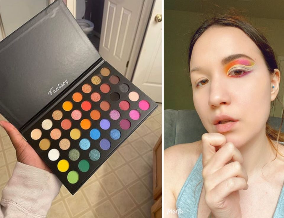 A rainbow eyeshadow palette that'll make just about any lewk possible!