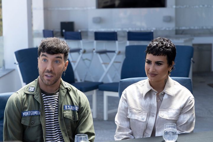 Montgomery (left) described his Disney Channel co-star Demi Lovato as “my soulmate” and “the person who loves me the deepest.”