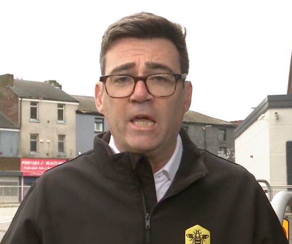 Andy Burnham made clear his anger on Sky News