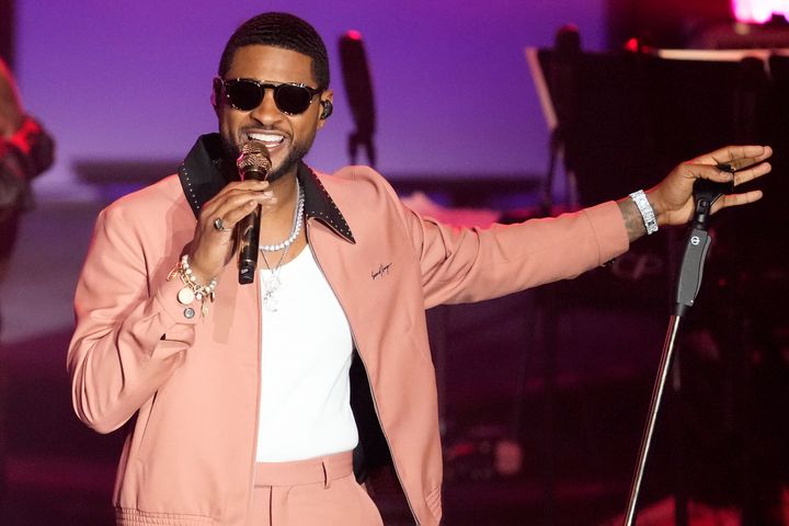 Usher will take the stage during the Super Bowl halftime festivities at Allegiant Stadium next February.