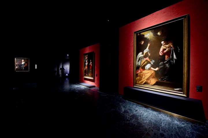 Άποψη της έκθεσης «Artemisia Gentileschi And Naples» που διοργανώθηκε στο Μουσείο Gallerie D'Italia στις 2 Δεκεμβρίου 2022 στη Νάπολη, Ιταλία.