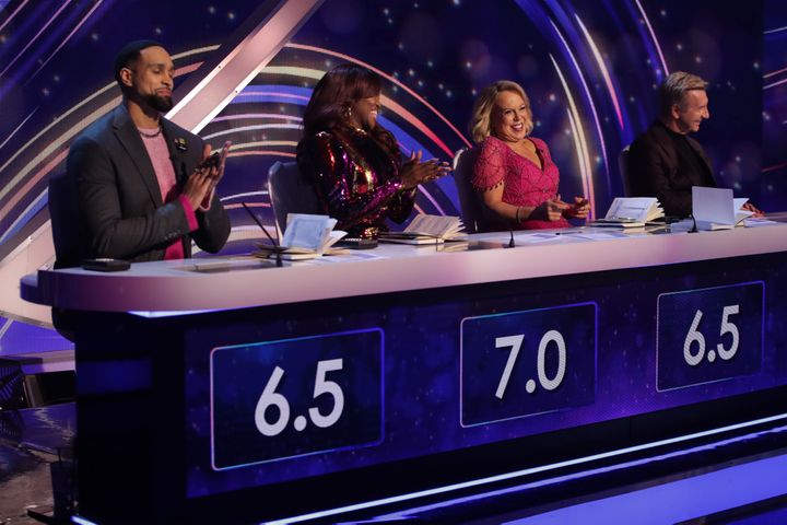The Dancing On Ice judging panel