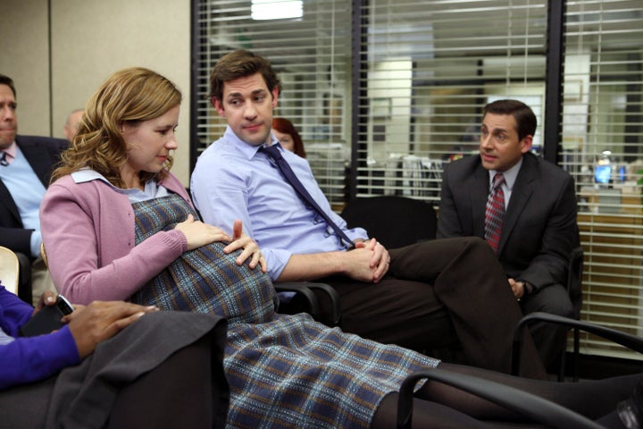 The Office stars Jenna Fischer, John Krasinski and Steve Carell