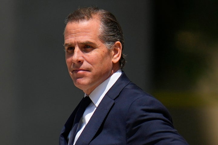 President Joe Biden's son Hunter Biden is seen after a court appearance in July.