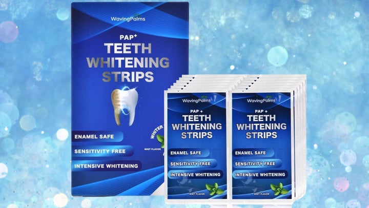 This pack contains 14 sets of sensitivity-free <a href="https://www.amazon.com/whitening-Sensitivity-Whitening-Treatments-Professional/dp/B0BB22NF67?tag=tessaflores-20&ascsubtag=6512ee51e4b00b70c63ae9e1%2C-1%2C-1%2Cd%2C0%2C0%2Chp-fil-am%3D0%2C0%3A0%2C0%2C0%2C0" target="_blank" data-affiliate="true" role="link" data-amazon-link="true" rel="sponsored" class=" js-entry-link cet-external-link" data-vars-item-name="teeth whitening strips" data-vars-item-type="text" data-vars-unit-name="6512ee51e4b00b70c63ae9e1" data-vars-unit-type="buzz_body" data-vars-target-content-id="https://www.amazon.com/whitening-Sensitivity-Whitening-Treatments-Professional/dp/B0BB22NF67?tag=tessaflores-20&ascsubtag=6512ee51e4b00b70c63ae9e1%2C-1%2C-1%2Cd%2C0%2C0%2Chp-fil-am%3D0%2C0%3A0%2C0%2C0%2C0" data-vars-target-content-type="url" data-vars-type="web_external_link" data-vars-subunit-name="article_body" data-vars-subunit-type="component" data-vars-position-in-subunit="0">teeth whitening strips</a> by Waving Palms.