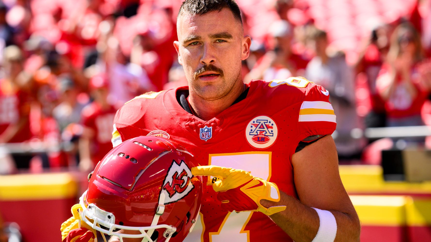 Travis Kelce's jersey sales soar following sighting with Taylor Swift