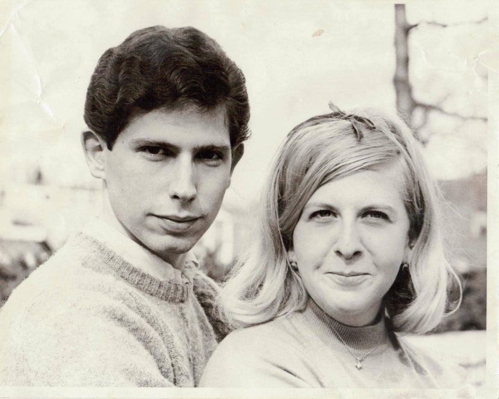 The author and Neil shortly after they met at Ohio State University in 1964. "This was at Mirror Lake, a notorious make-out spot," the author writes.