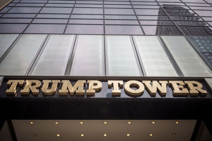 16 September 2023, USA, New York: The Trump Tower on 5th Avenue in Manhattan. Photo: Michael Kappeler/dpa (Photo by Michael Kappeler/picture alliance via Getty Images)