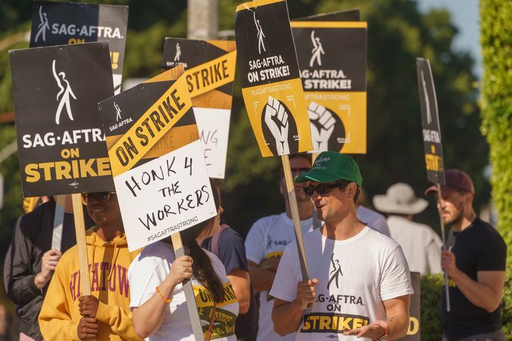 While the writers strike has now been declared over, SAG-AFTRA members are continuing to take action in Hollywood