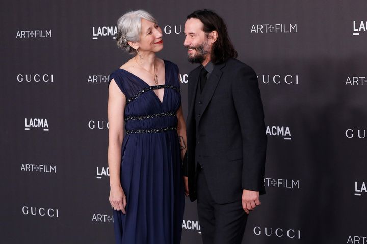 Alexandra Grant and Keanu Reeves in 2019