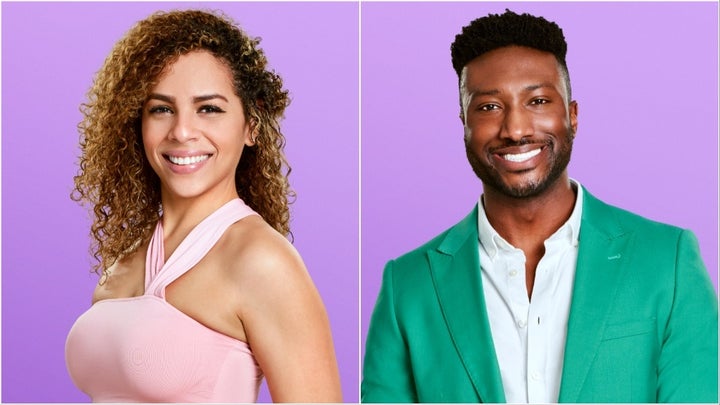 Lydia Velez Gonzalez e Uche Okoroha, que estão na 5ª temporada de “Love Is Blind”.