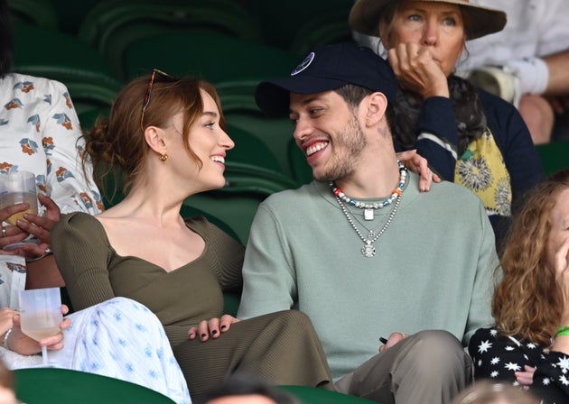 Phoebe Dynevor and Pete Davidson at Wimbledon in the summer of 2021