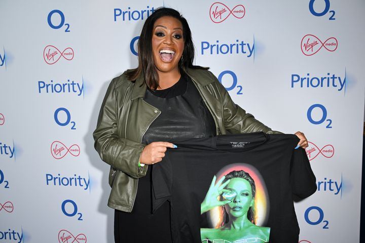 Alison Hammond at Kylie's London show