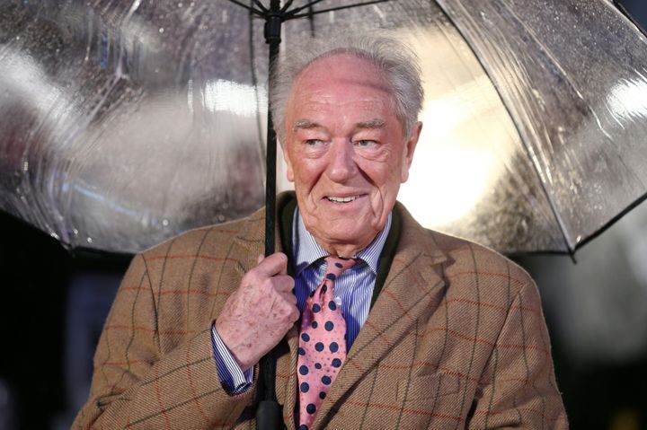 Sir Michael Gambon at the Dad's Army premiere in 2016