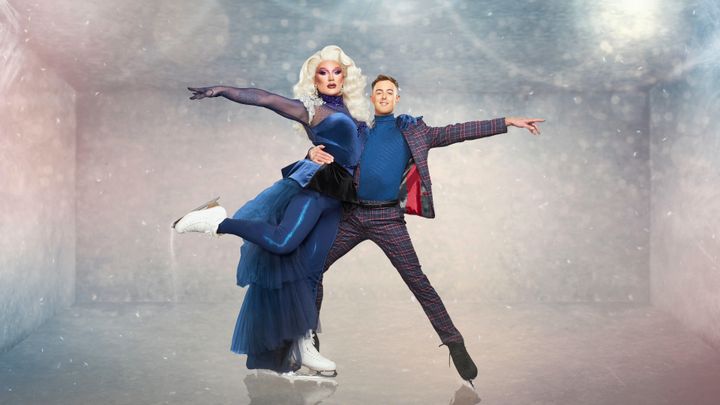 The Vivienne and her former Dancing On Ice skating partner Colin Grafton