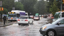 Storm Floods NYC Streets, Subway In Rush-Hour Mess