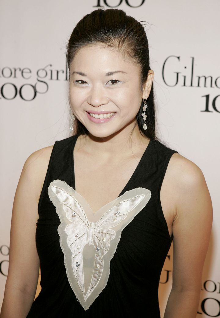 Keiko Agena at a celebration for The Gilmore Girls' 100th episode