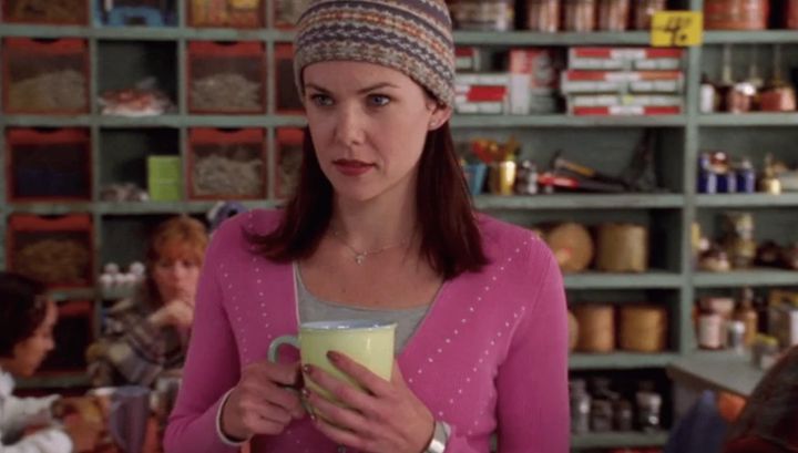 Coffee would become a big part of Gilmore Girls' on-screen identity
