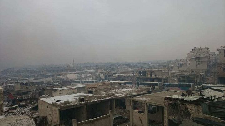 MY VIEW OF ALEPPO ON THE LAST DAY IN MY CITY.