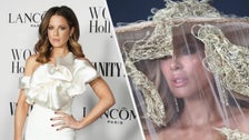 Kate Beckinsale’s Enormous Floor-Length Hat Is Her Most Dramatic Red-Carpet Look Yet