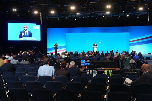 Empty Seats And A Row Over Tax As Tory Party Conference Gets Off To A Shaky Start...