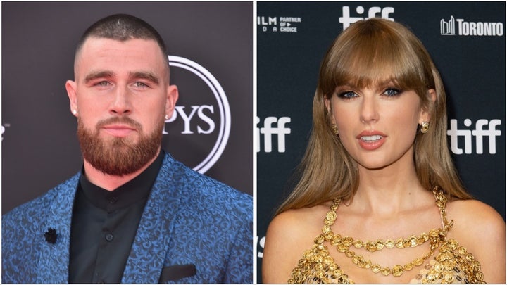 Travis Kelce and Taylor Swift.