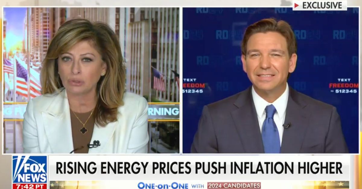 Fox News Host Tells Ron DeSantis To 'Face It' In Blunt 2024 Reality Check