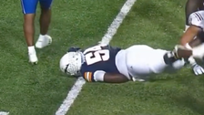 Louisiana Tech’s Brevin Randle Stomps On Opponent’s Neck After Play, Gets Suspended Louisiana Tech’s Brevin Randle Stomps On Opponent’s Neck After Play, Gets Suspended