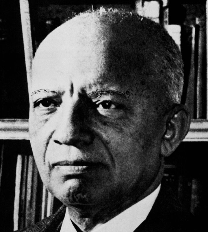 African American historian and author Carter G. Woodson 