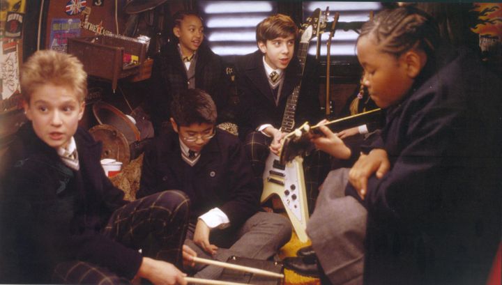 The young stars of School Of Rock as seen in the film