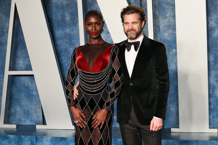 Jodie Turner-Smith and Joshua Jackson at an Oscars after-party earlier this year