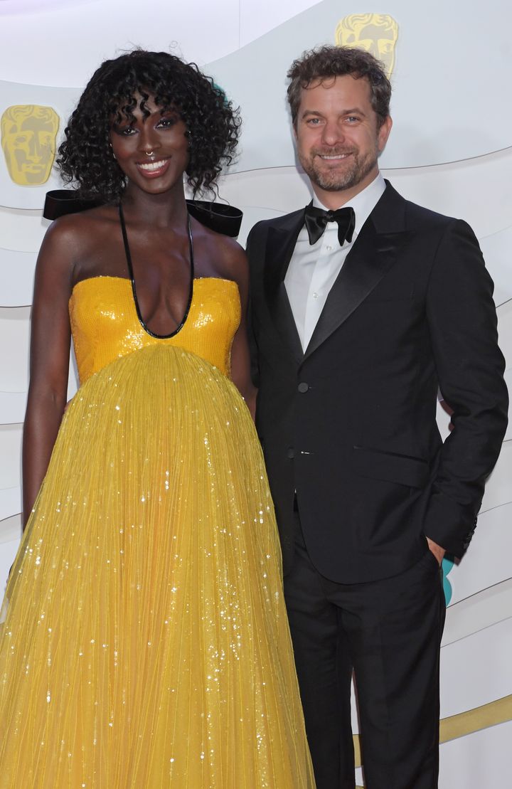 Jodie Turner-Smith and Joshua Jackson at the Baftas in 2020