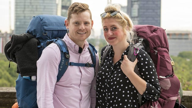 Jen and Rob on Race Across The World