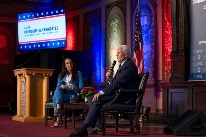 On Tuesday, former Vice President Mike Pence placed blame on the House speaker upheaval on "a handful of Republicans partnering with Democrats to create chaos."