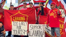 Lahaina Residents Deliver Petition Asking Hawaii Governor To Delay Tourism Reopening
