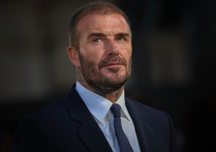 David Beckham attends the Netflix Beckham UK premiere 
