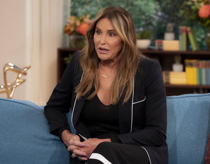 Caitlyn Jenner in the This Morning studio