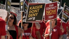 Thousands Of Kaiser Permanente Hospital Workers Strike Over Wages