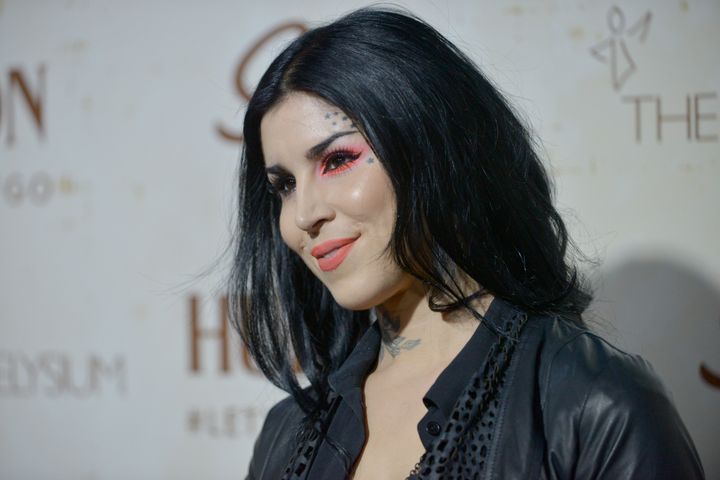 Kat Von D has gone public with her conversion to Christianity in a video showing her getting baptized.