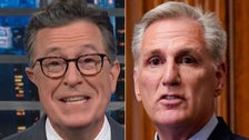 Stephen Colbert Rips Apart Kevin McCarthy With 1 Sharp-Toothed Film Reference
