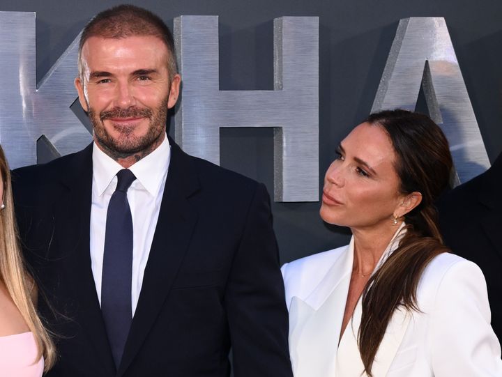 David and Victoria Beckham at his new documentary's premiere on Tuesday night