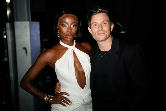 Will and his new co-host AJ Odudu backstage at the NTAs last month