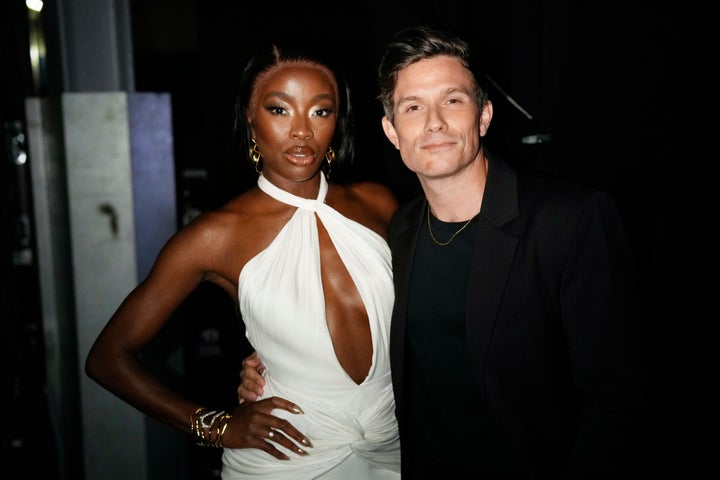 Will and his new co-host AJ Odudu backstage at the NTAs last month