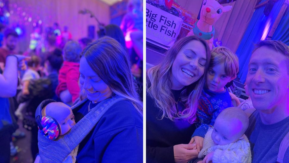 Keeley Cox and her family attending family-friendly raves.