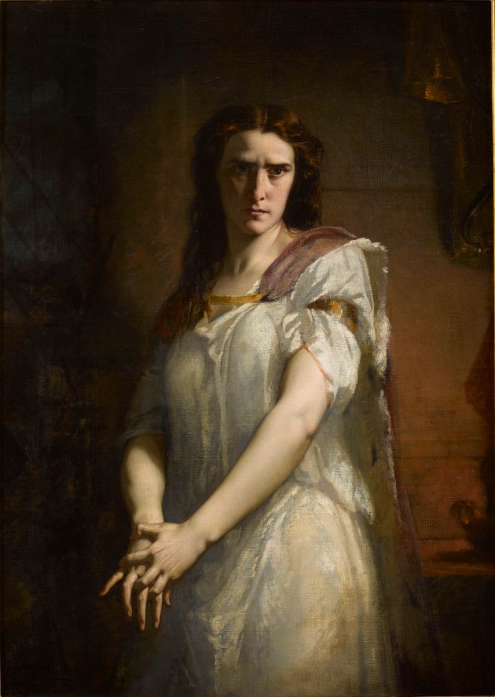 Élisa Rachel as Lady Macbeth. Found in the collection of the Musée d'art et d'histoire du judaïsme, Paris. Artist Müller, Charles Louis (1815-1892). (Photo by Fine Art Images/Heritage Images via Getty Images)
