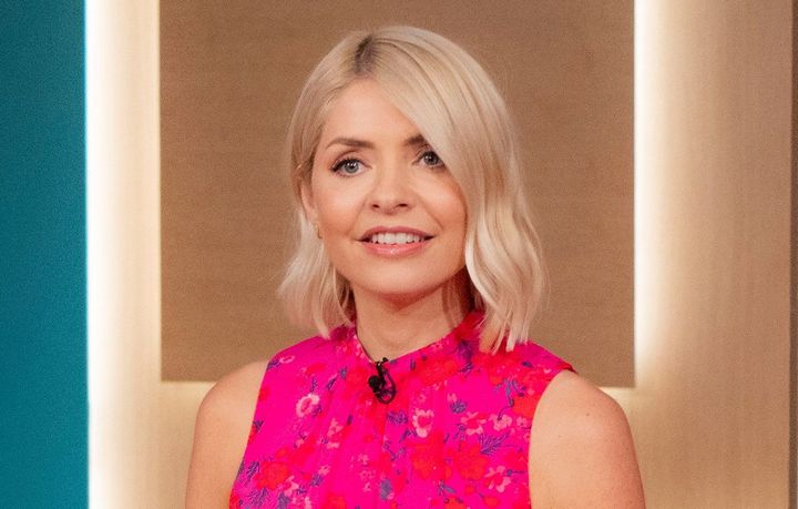 Holly Willoughby in the This Morning studio