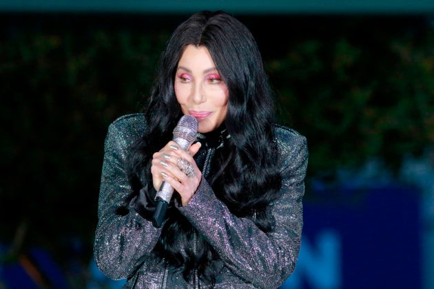 Cher on stage in October 2020